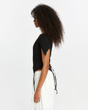 Women's Short-Sleeve T-shirt with Piped Details