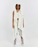 Women's Sleeveless Short Cardigan