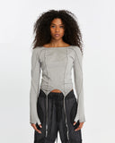 Women's Multi-Panel Long-Sleeve T-shirt