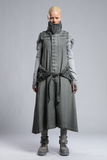 Women's Long Vest with Side Pockets