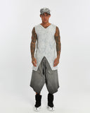 Men's Front and Back Slit Tank-Top