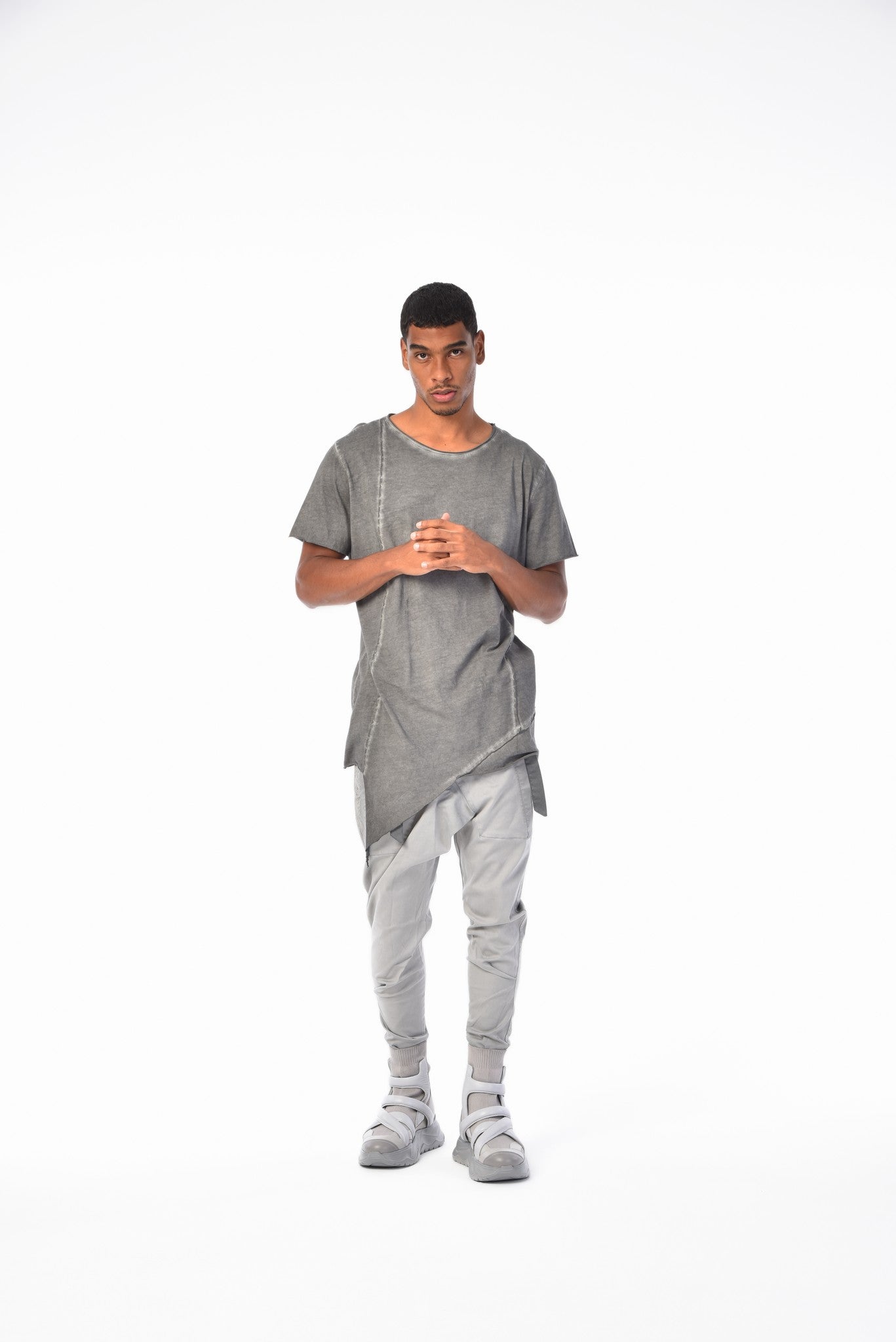 Men's Shalwars with Pleated Garnished Leg