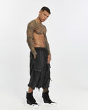 Pin-Tucked Men’s Capri Pants