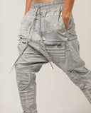 Men's Pants with Multiple Pintuck Details