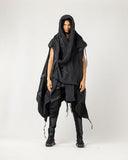 Heavily Ribbed Sleeveless Men's Cardigan