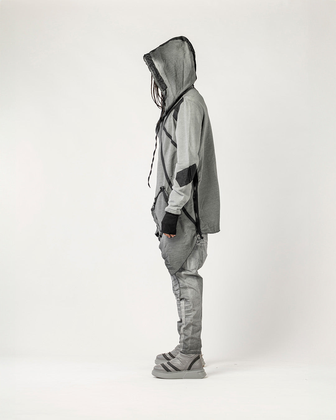 Men's Asymmetric Cardigan