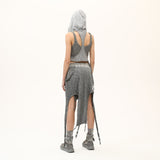 Hooded Plunging T-Shirt