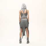 Hooded Plunging T-Shirt