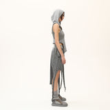 Hooded Plunging T-Shirt