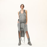 Hooded Plunging T-Shirt