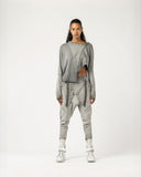 Women's Sweatshirt with Raw Seams