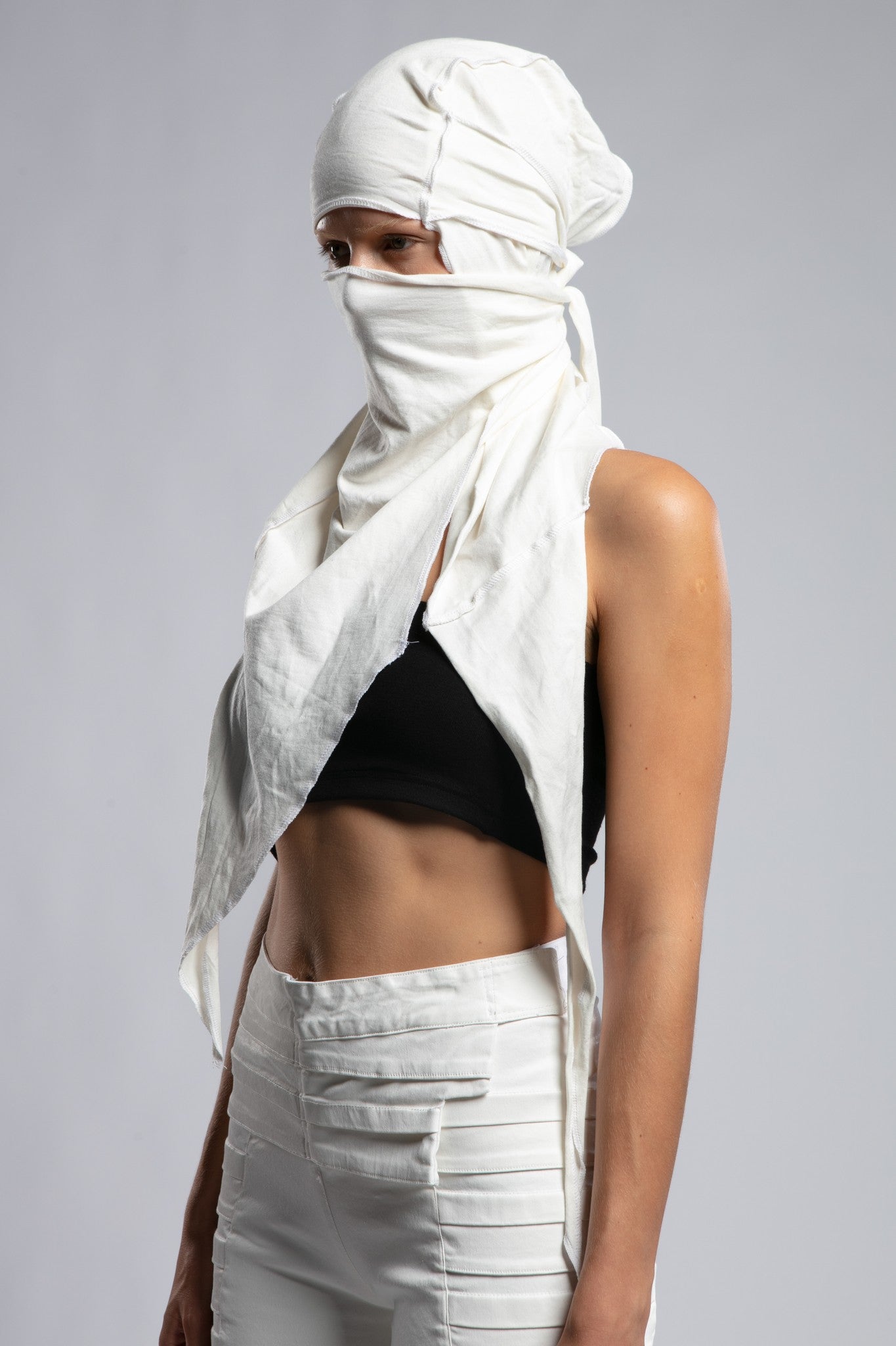 Masked Bonnet without Linen Unisex Hood