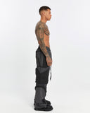 Garnished Wide Leg Men's Trousers