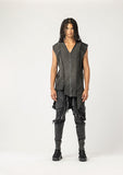 Men's Multi Panel V neck Vest