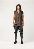 Men's Multi Panel V neck Vest