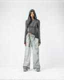 Women's Wide Leg Pants with Front Pleats