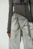 Women's Wide Leg Pants with Front Pleats