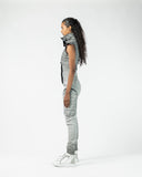 Sleeveless Women's Jumpsuit with Large Pockets