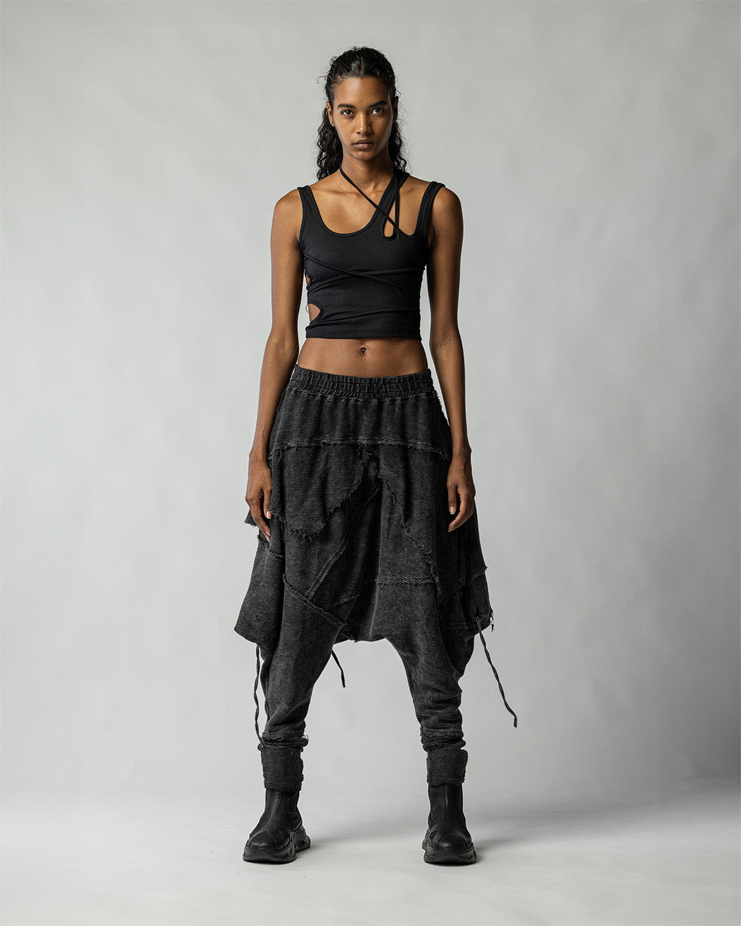 Drop Crotch Multi Piece Women's Pants