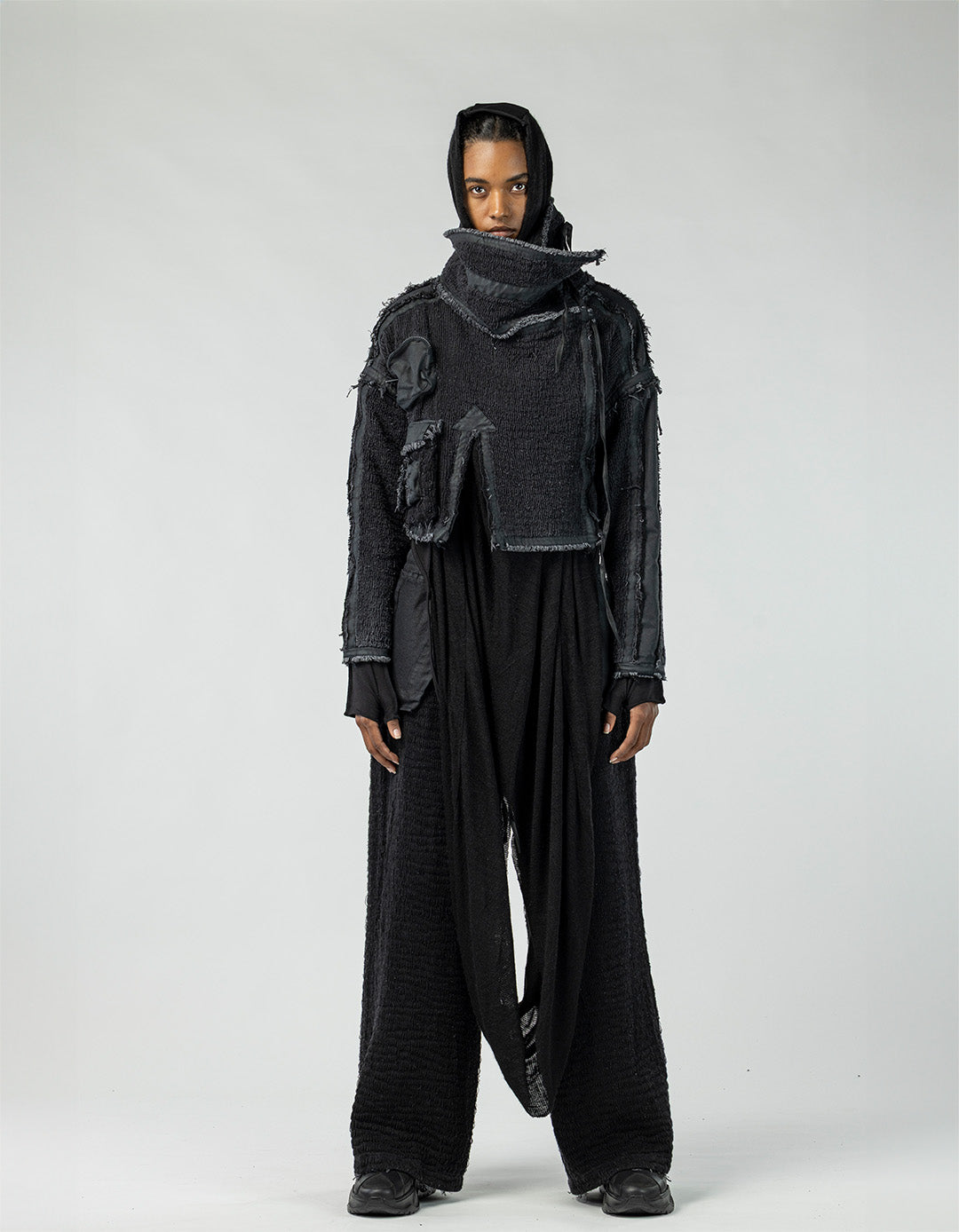 Women's Denim Jacket with Front Slit