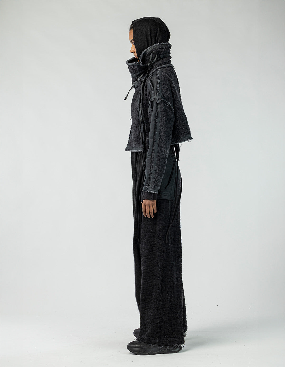 Women's Denim Jacket with Front Slit