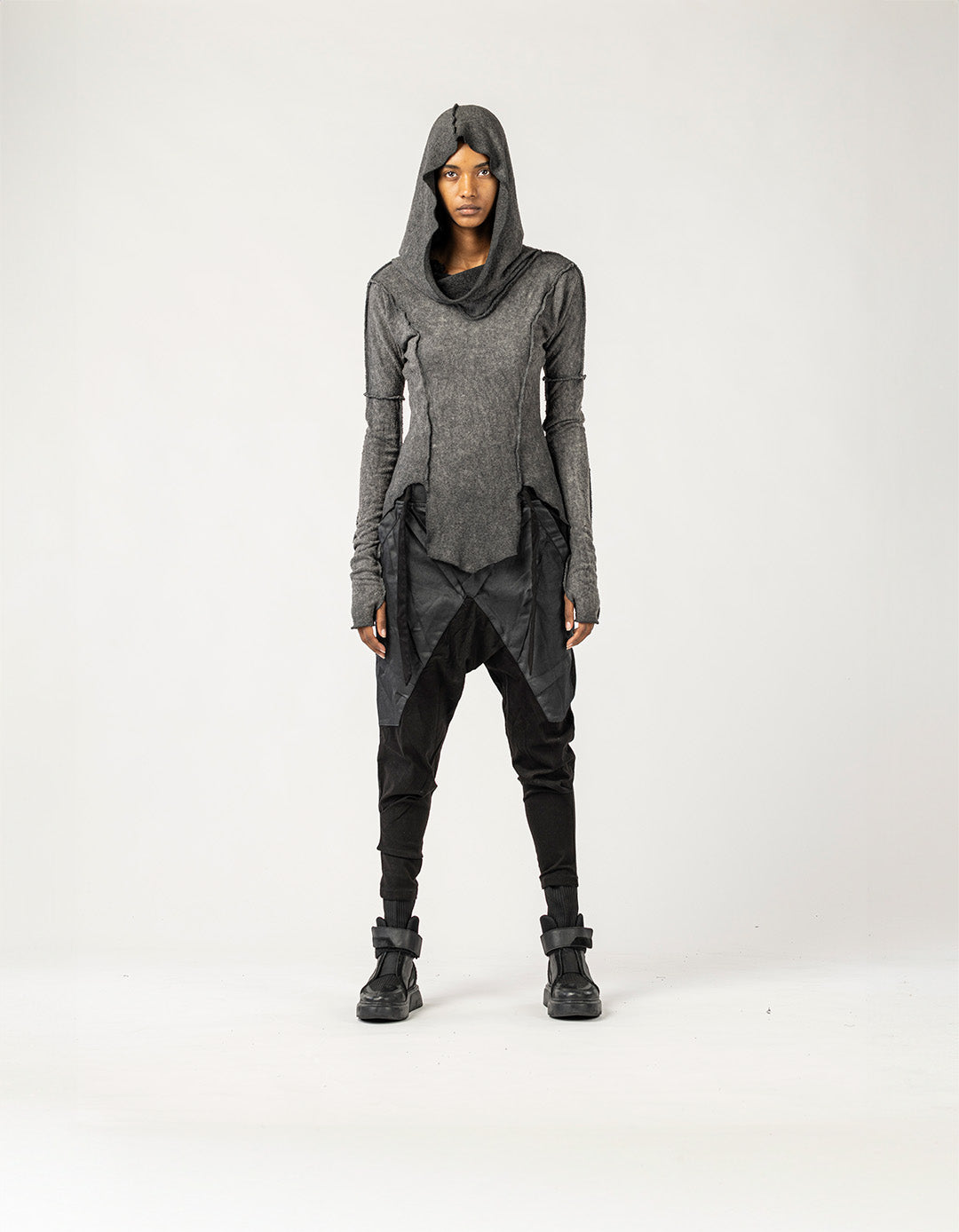 Women's Sweatshirt with Side Slits