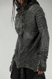 Asymmetrical Hooded Men's Sweatshirt