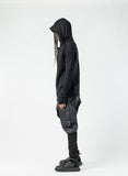 Asymmetrical Hooded Men's Sweatshirt