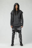 Double Layered Hooded Men's Sweatshirt