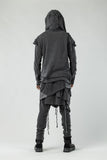 Double Layered Hooded Men's Sweatshirt