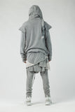 Double Layered Hooded Men's Sweatshirt