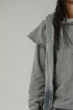 Double Layered Hooded Men's Sweatshirt