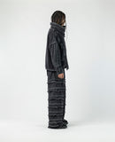 Men's Denim Jacket with Front Slit