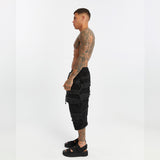 Men's Pants with Raw Seam Details