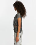 Women's T-shirt with a Front Slit