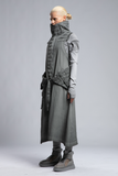 Women's Long Vest with Side Pockets