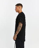 Men's Front and Back Ribbed T-shirt