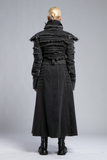 Women's Long Contrast Trim Cardigan