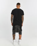 Men's T-shirt with Ribbed Shoulders