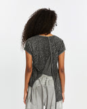 Women's T-shirt with a Front Slit