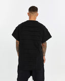 Men's Front and Back Ribbed T-shirt