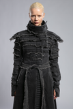 Women's Long Contrast Trim Cardigan
