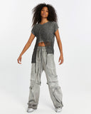 Women's T-shirt with a Front Slit