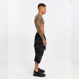 Men's Pants with Raw Seam Details