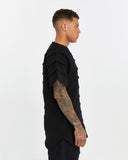 Men's Front and Back Ribbed T-shirt