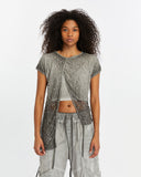 Women's T-shirt with a Front Slit