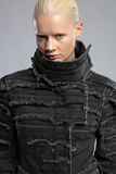Women's Long Contrast Trim Cardigan