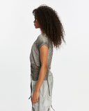 Women's T-shirt with a Front Slit