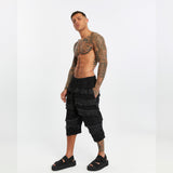 Men's Pants with Raw Seam Details