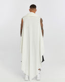 Single-Piece Sleeveless Men's Cardigan